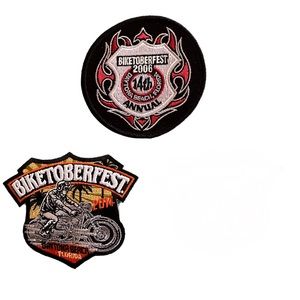 Daytona Beach Biketoberfest Motorcycle Lot of 2 Iron On Pat…